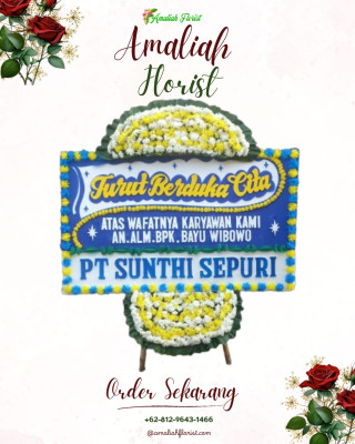 Papan Bunga Duka di Bintaro