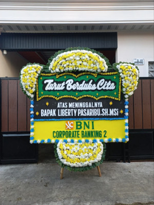 Papan Bunga Duka di Bintaro