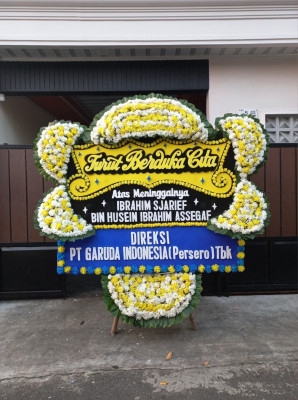 Papan Bunga Duka di Bintaro