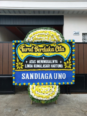 Papan Bunga Duka di Bintaro