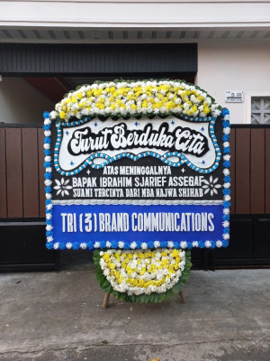Papan Bunga Duka di Bintaro